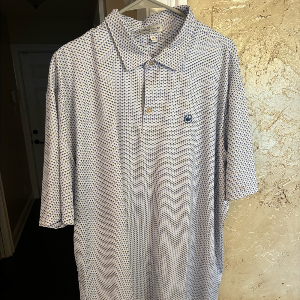 Peter Millar Summer Comfort Airplane Polo- XL